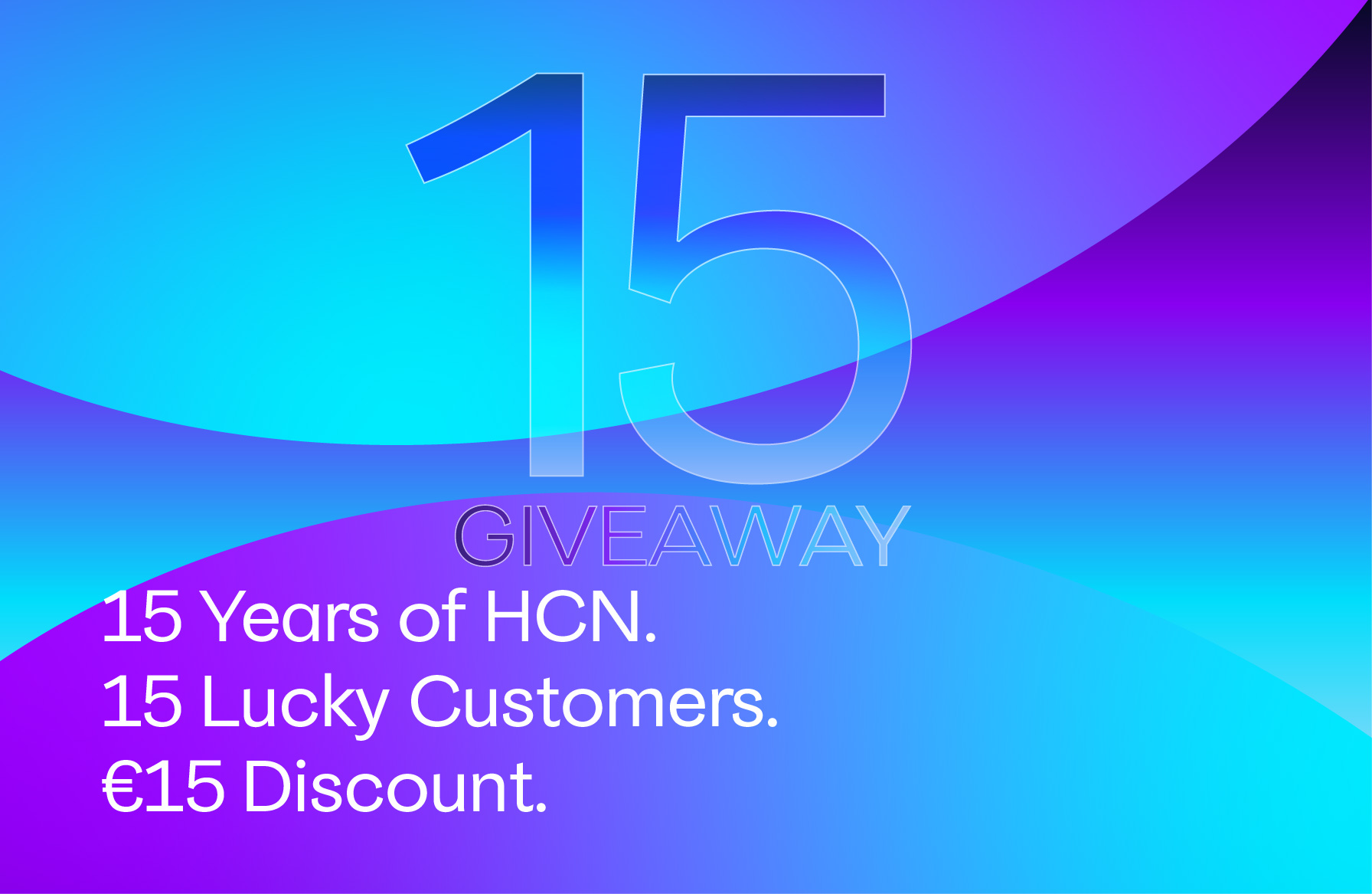 HCN-Giveaway-15 years HCN!
